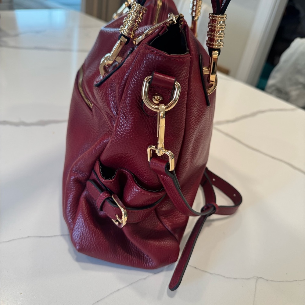 Red Genuine Leather KATTEE Bag - Picture 5 of 10